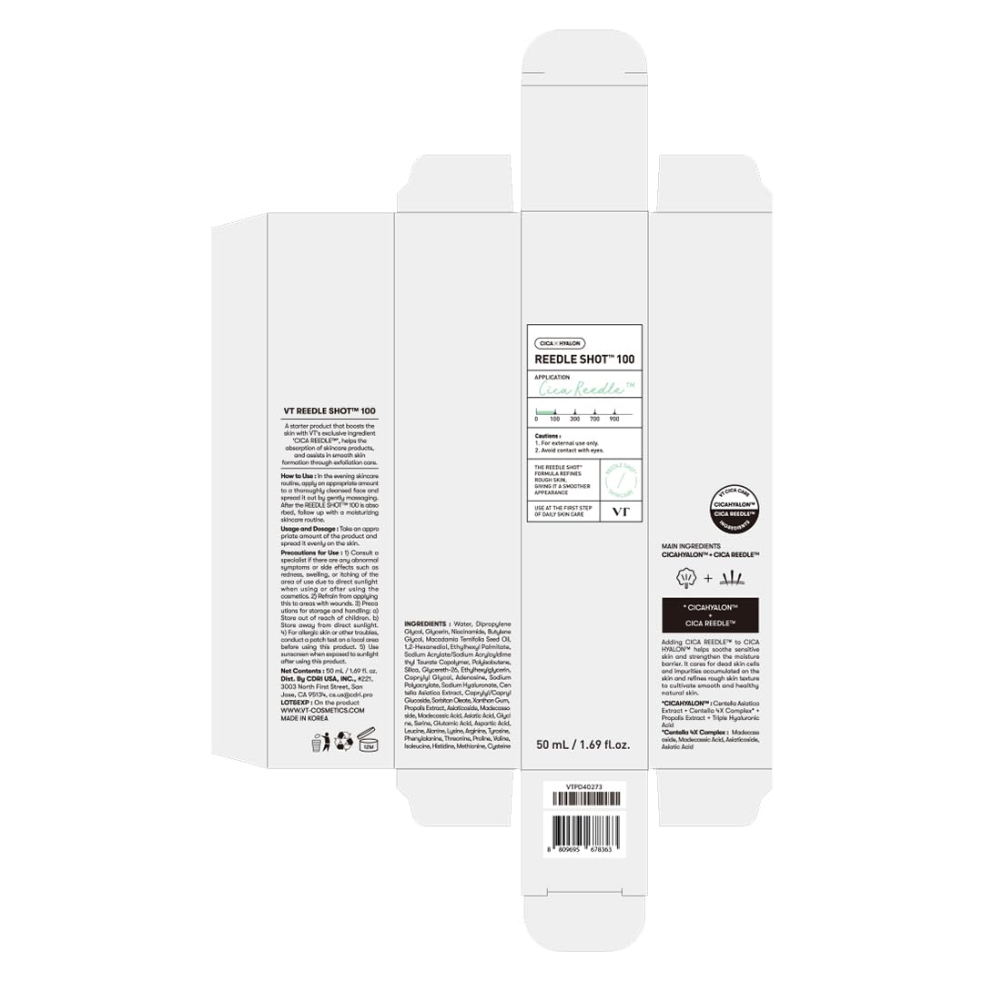 VT COSMETICS Reedle Shot 100 | Microneedling en suero