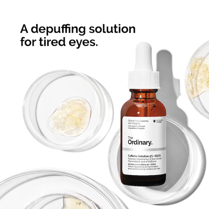 The Ordinary Caffeine 5% + EGCG Depuffing Eye Serum