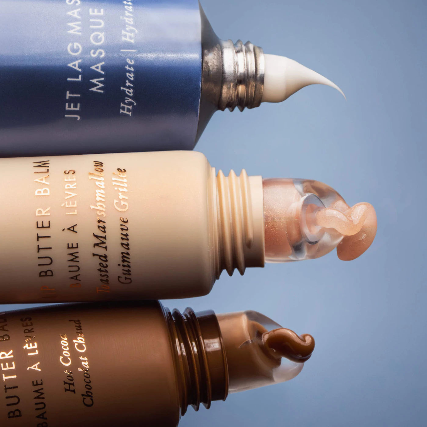 SuSummer Fridays The Holiday Trio Set with Lip Butter Balm in Hot Cocoa & Toasted Marshmallow -BAJO PEDIDO-