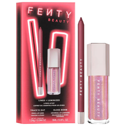 Fenty Beauty by Rihanna  Lined + Luminized 2-Piece Lip Set -BAJO PEDIDO-