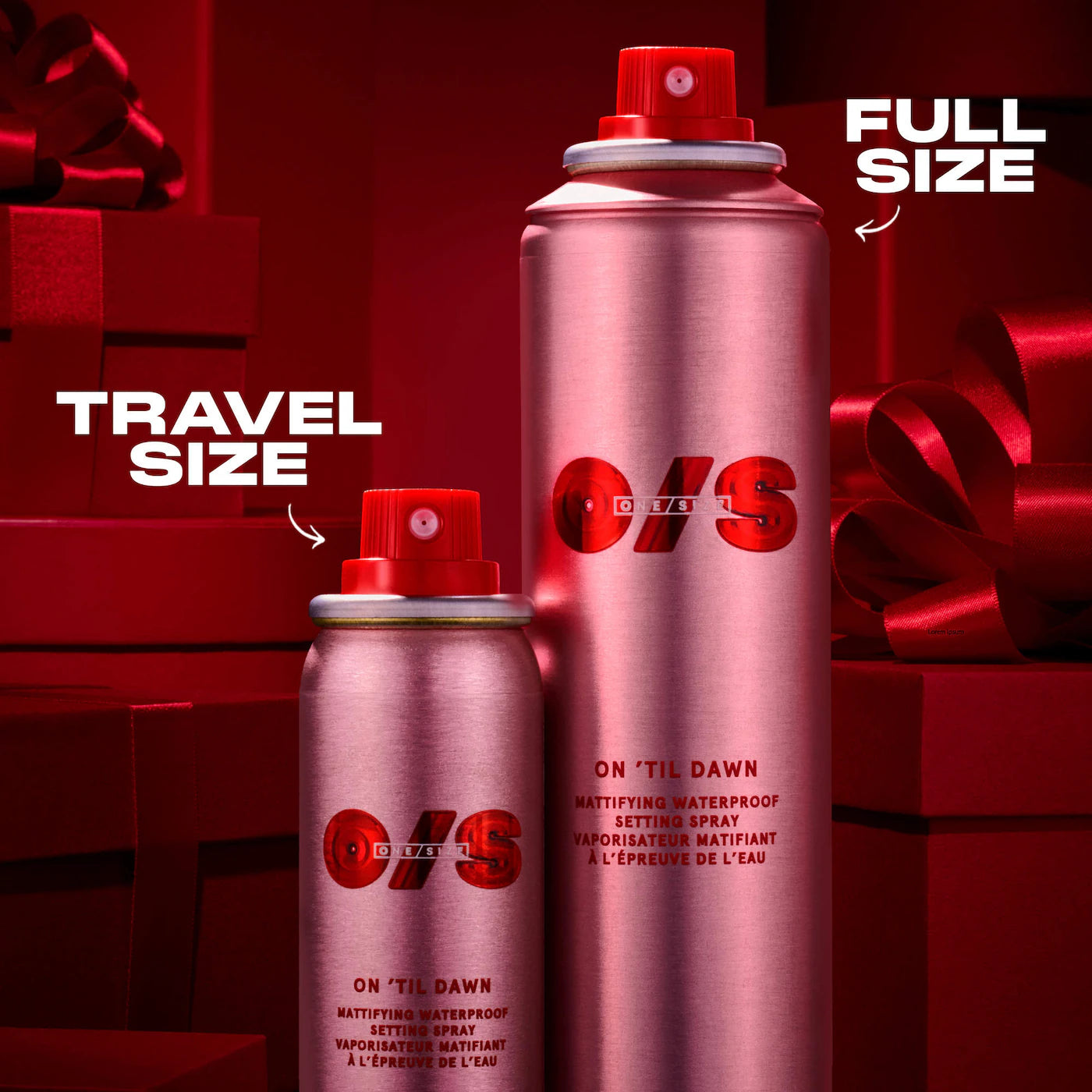 ONE/SIZE by Patrick Starrr On 'Til Dawn Mattifying Waterproof Setting Spray Big & Bitty Duo -BAJO PEDIDO-